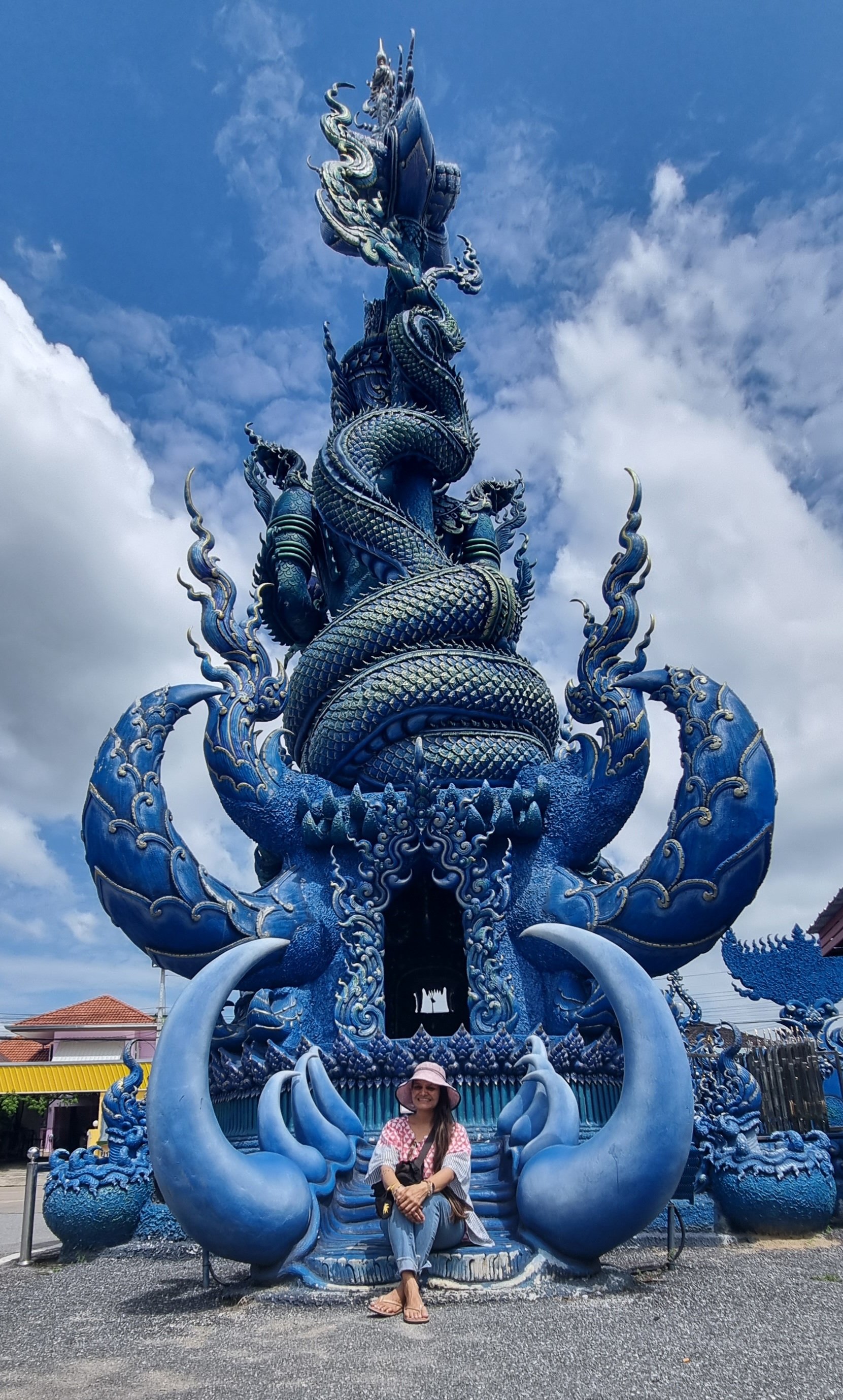 At the Blue Temple, Chiang Rai.