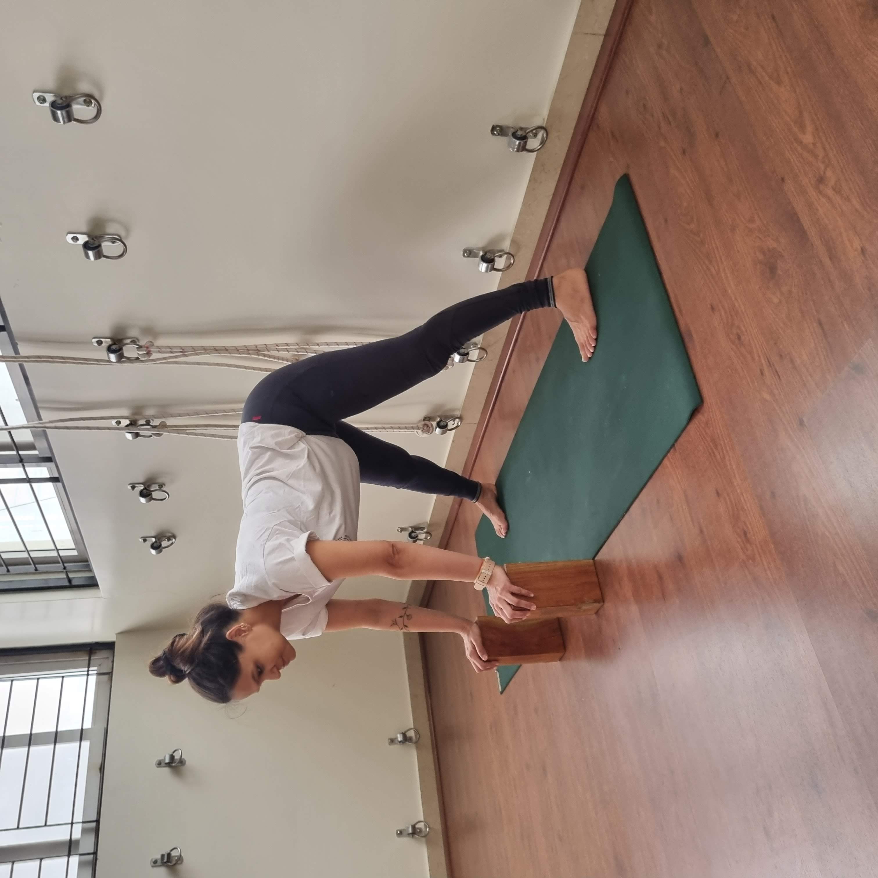 Prenatal Iyengar Yoga kept me healthy during my entire journey.