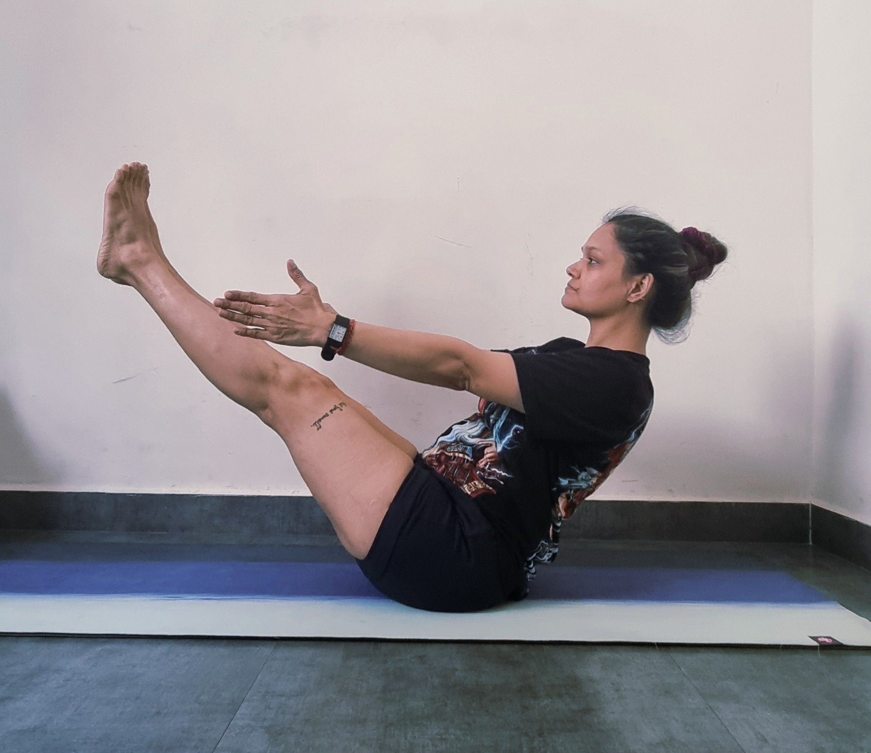 Navasana or Boat Pose