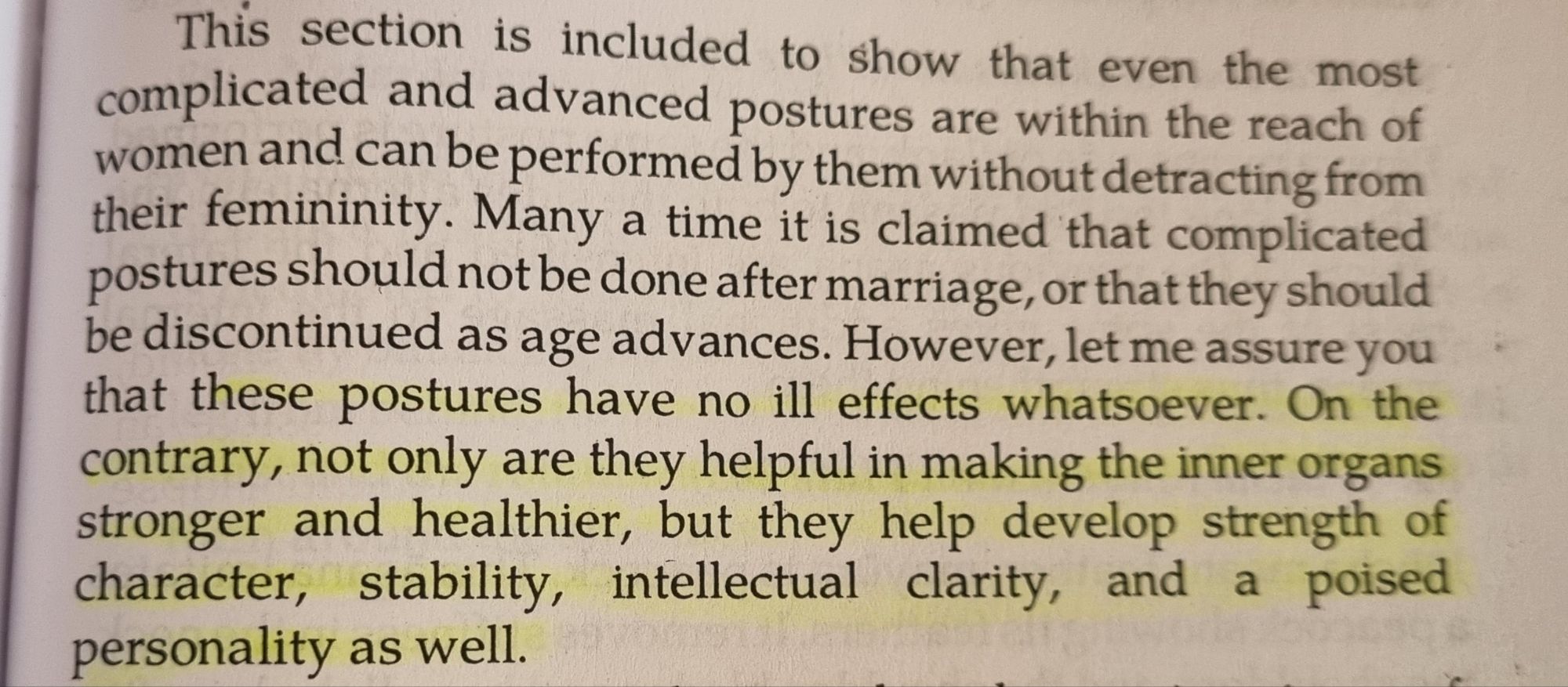From p 279 in Yoga: A Gem for Women